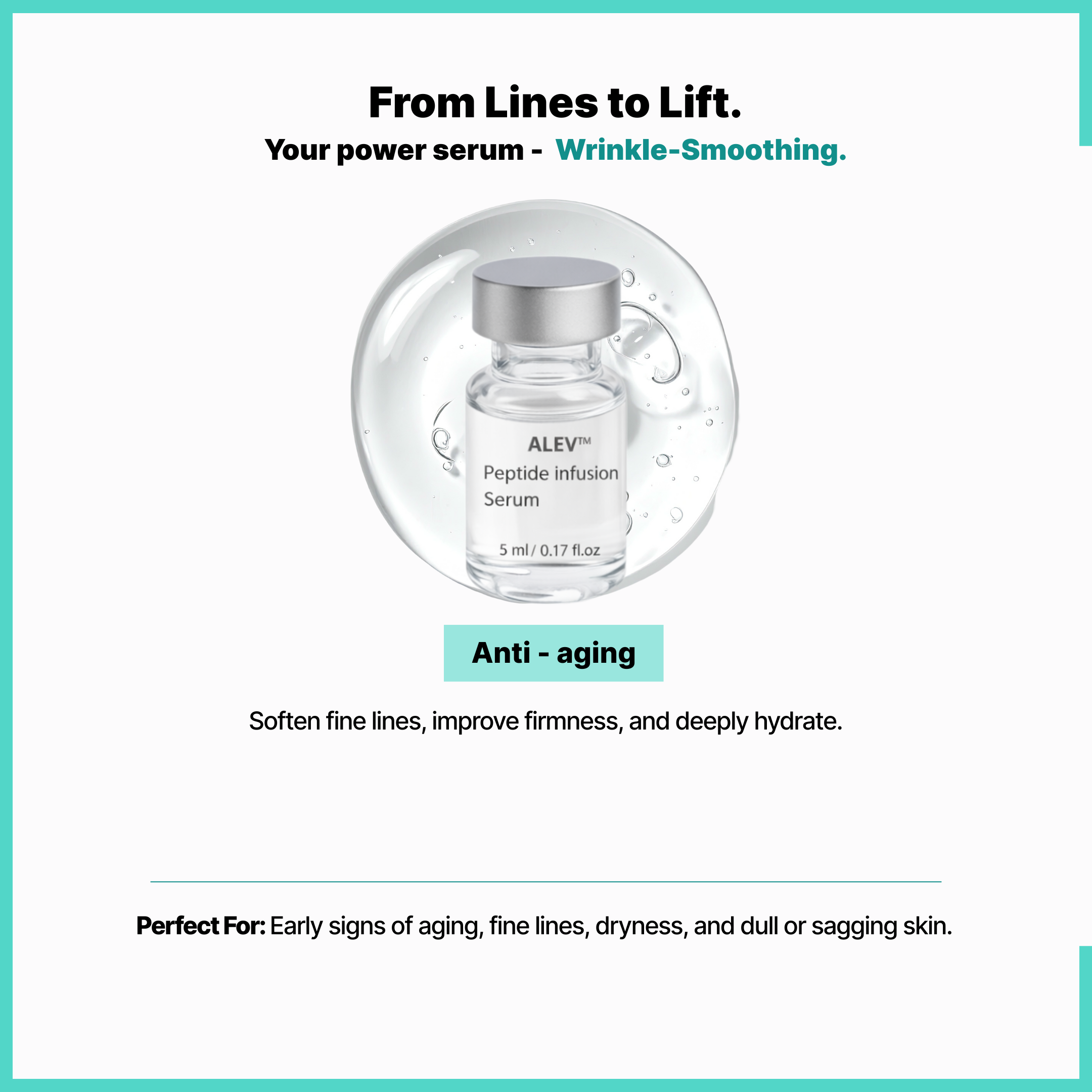 Fade dark spots and smooth wrinkles naturally