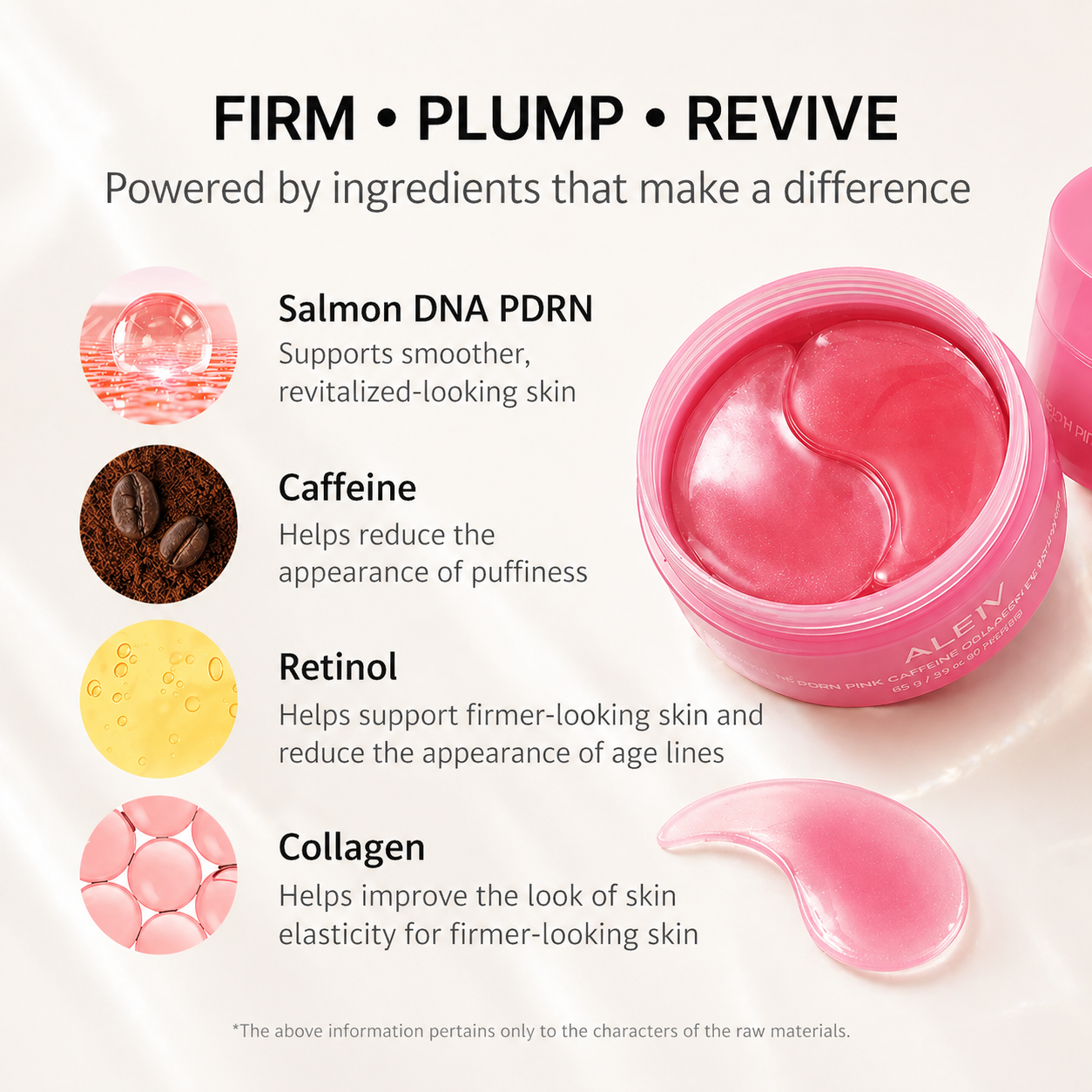 Under-Eye Lift Patch for Dark Circles & Puffiness with PDRN and Caffeine
