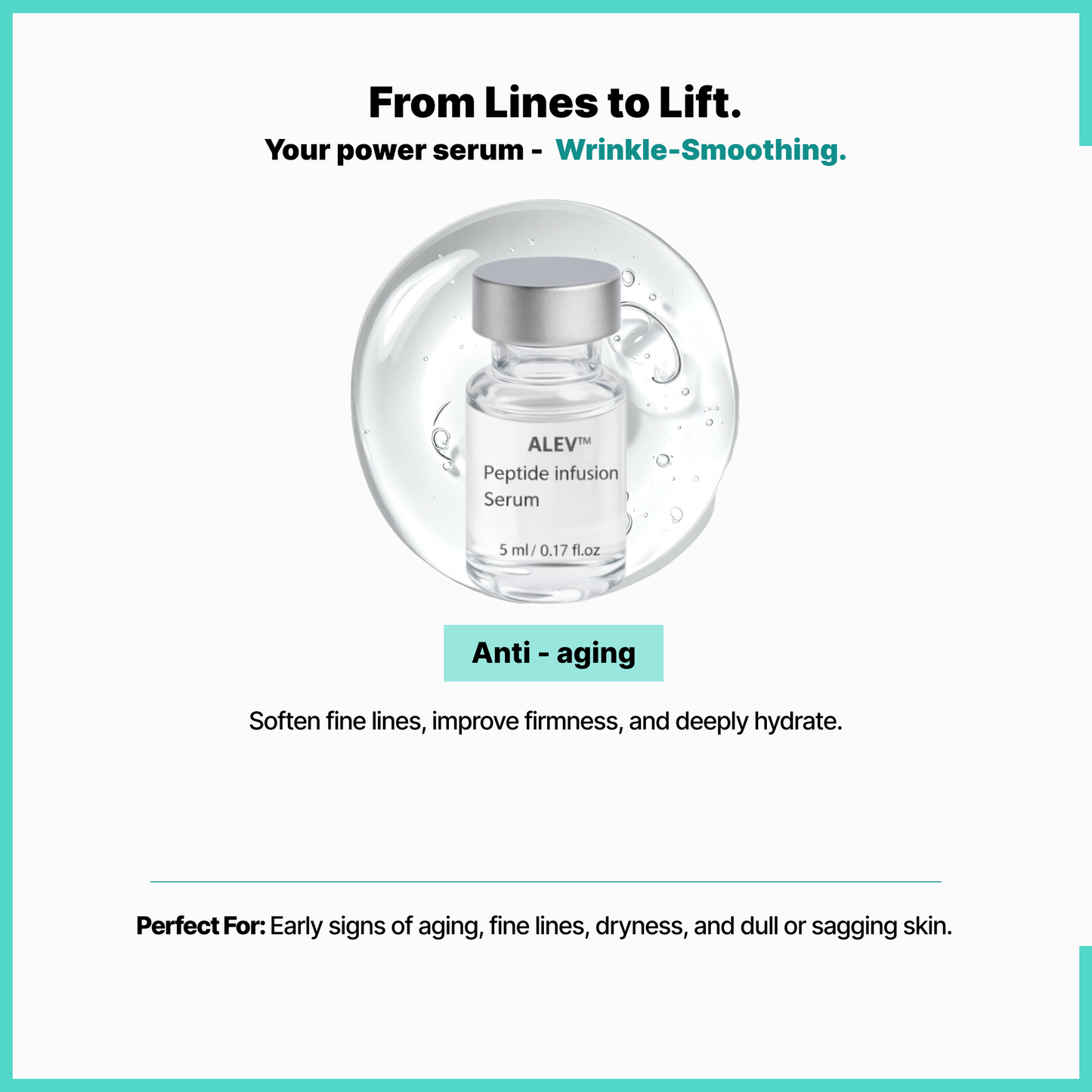 Fade dark spots and smooth wrinkles naturally