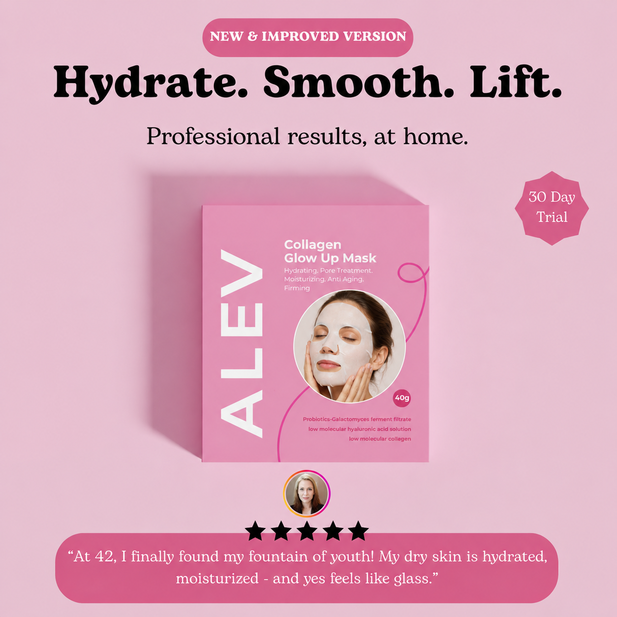 ALEV Collagen Glow Mask